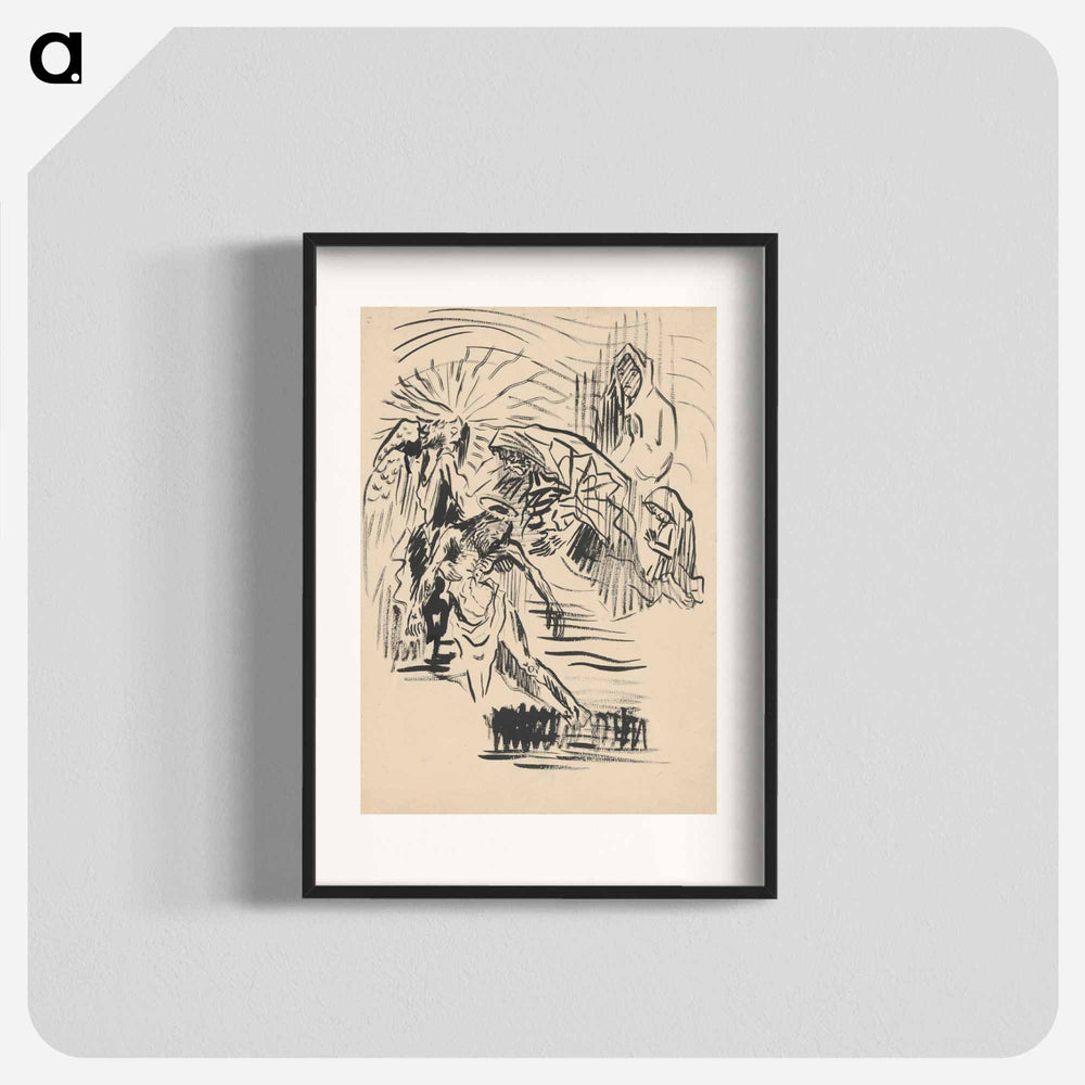 Lamentation of christ - アーノルド ピーター ワイズ クビンチャン Poster.