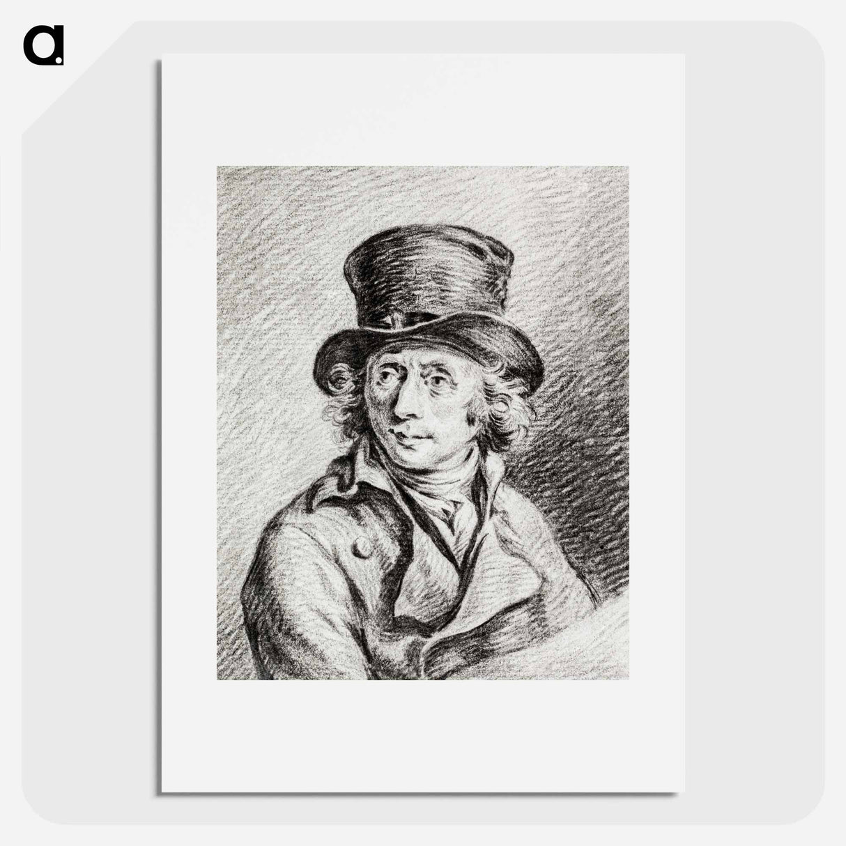 Portrait of Adriaan de Lelie - ジャン ベルナール Poster.