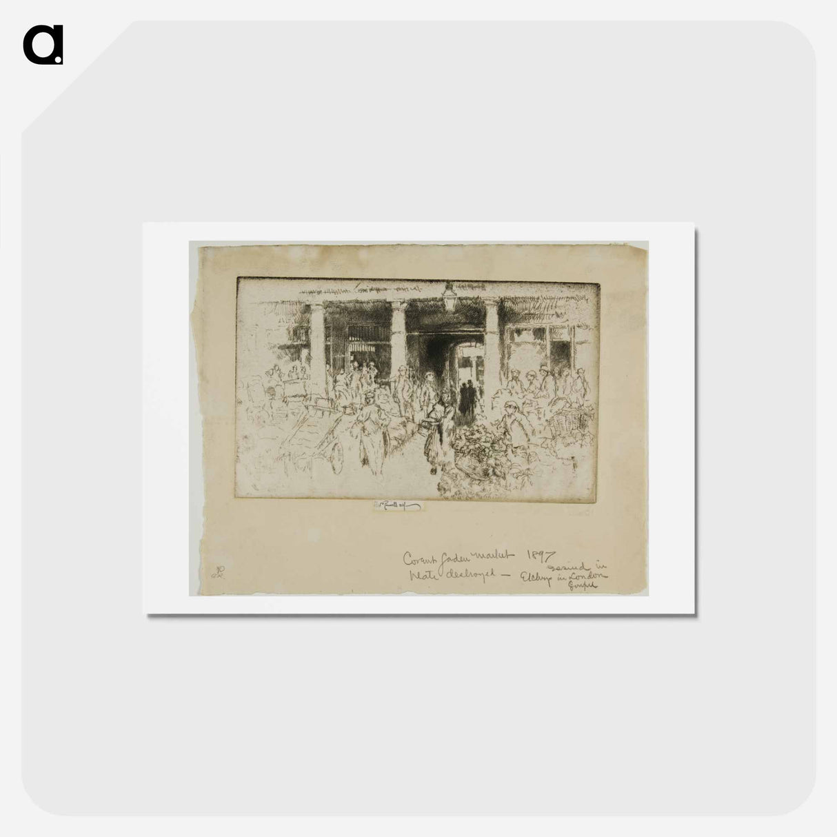 アートポストカード-Covent Garden
- ジョセフ ペネル Postcard.