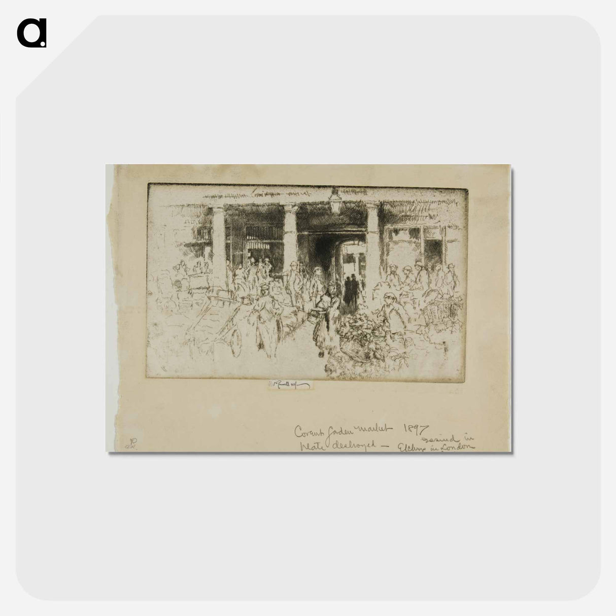 アートポストカード-Covent Garden
- ジョセフ ペネル Postcard.