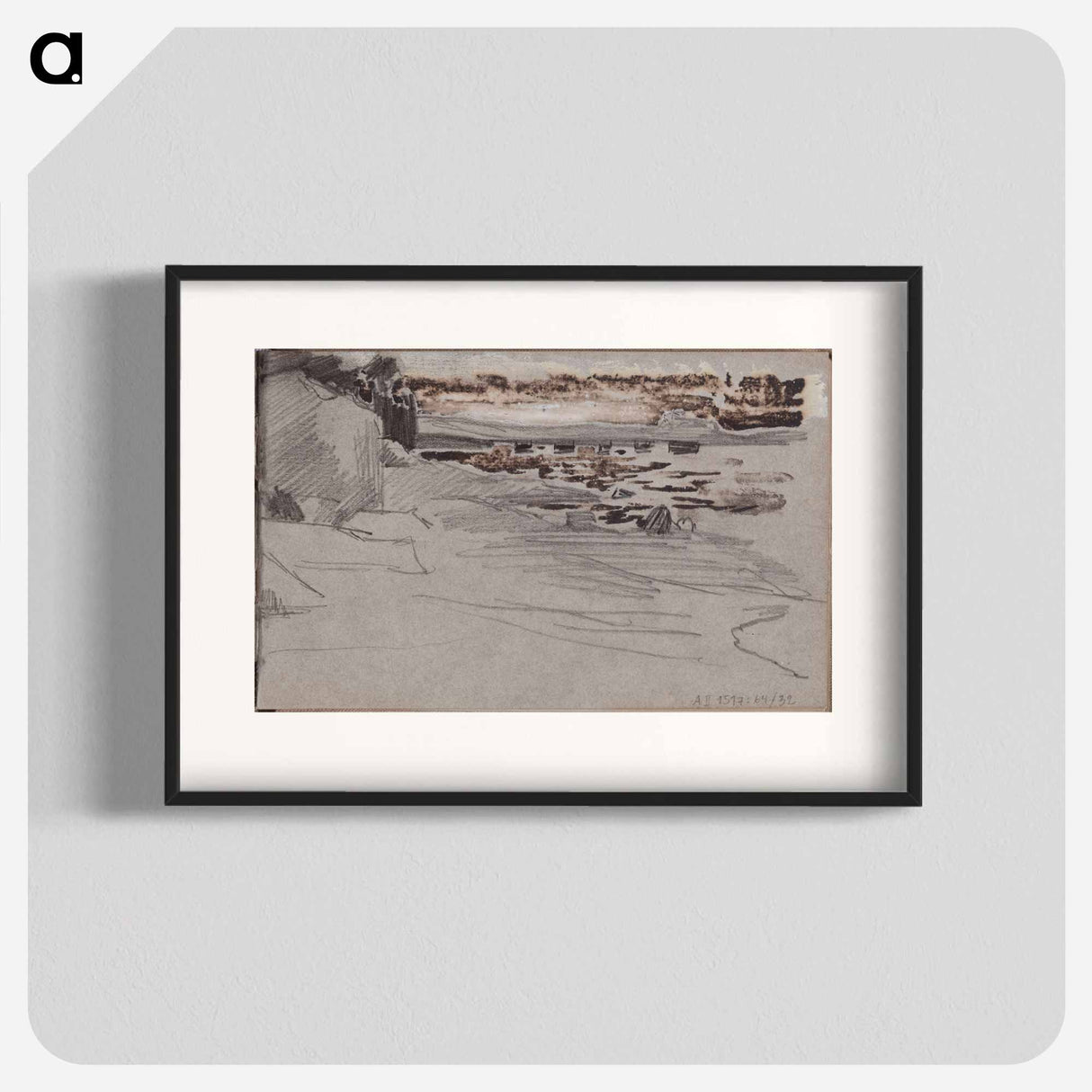 (unknown) part of a sketchbook - アルバート エーデルフェルト Poster.