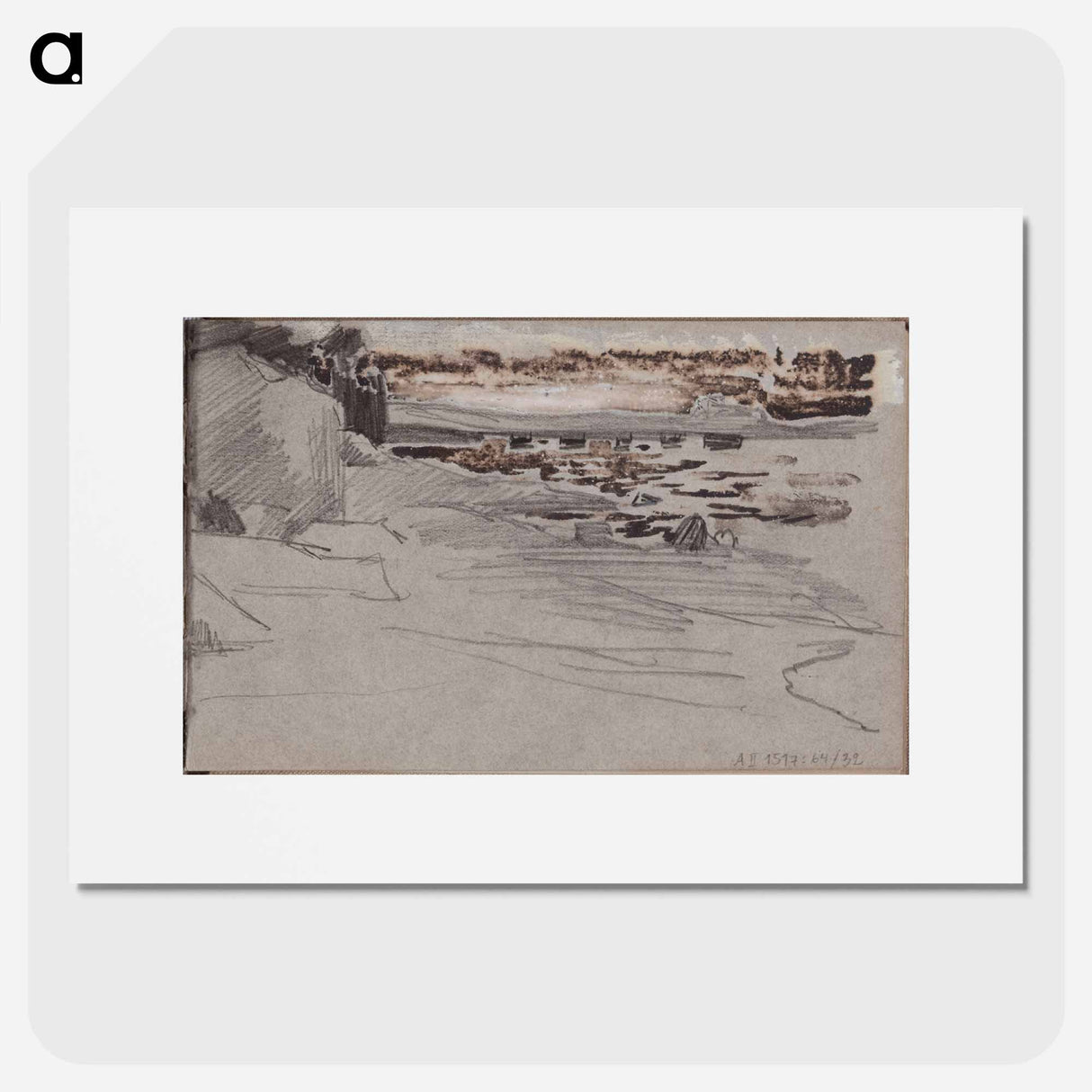 (unknown) part of a sketchbook - アルバート エーデルフェルト Poster.