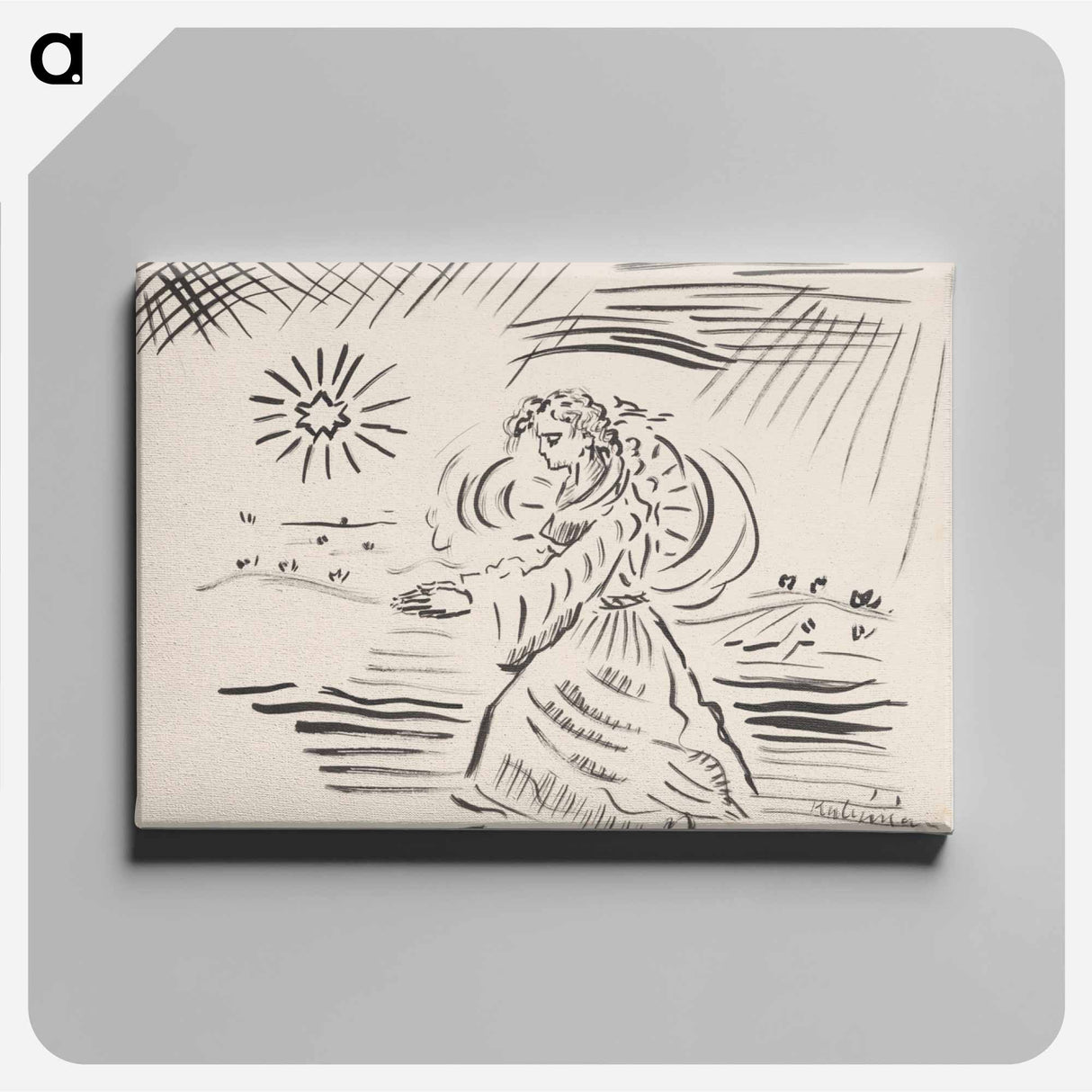 アートパネル-Angel - アーノルド ピーター ワイズ クビンチャン Canvas.