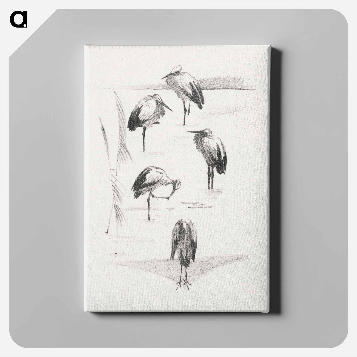 Paintings with flowers - Theo van Hoytema Canvas.