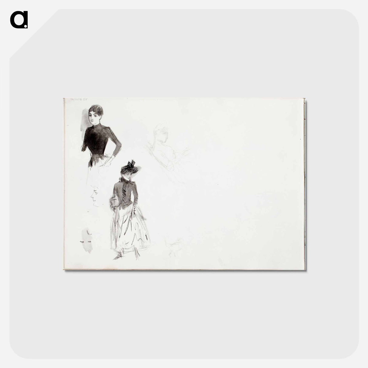 アートポストカード-(unknown) - アルバート エーデルフェルト Postcard.