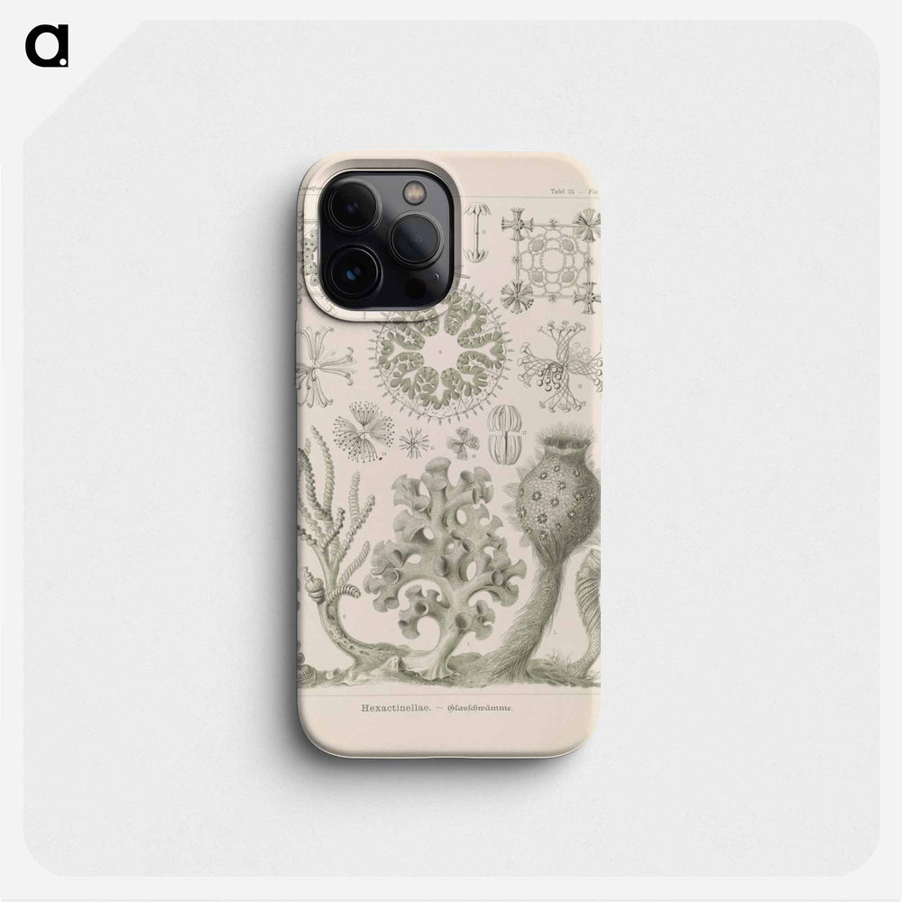 Marine life illustration - エルンスト ヘッケル Phone Case.