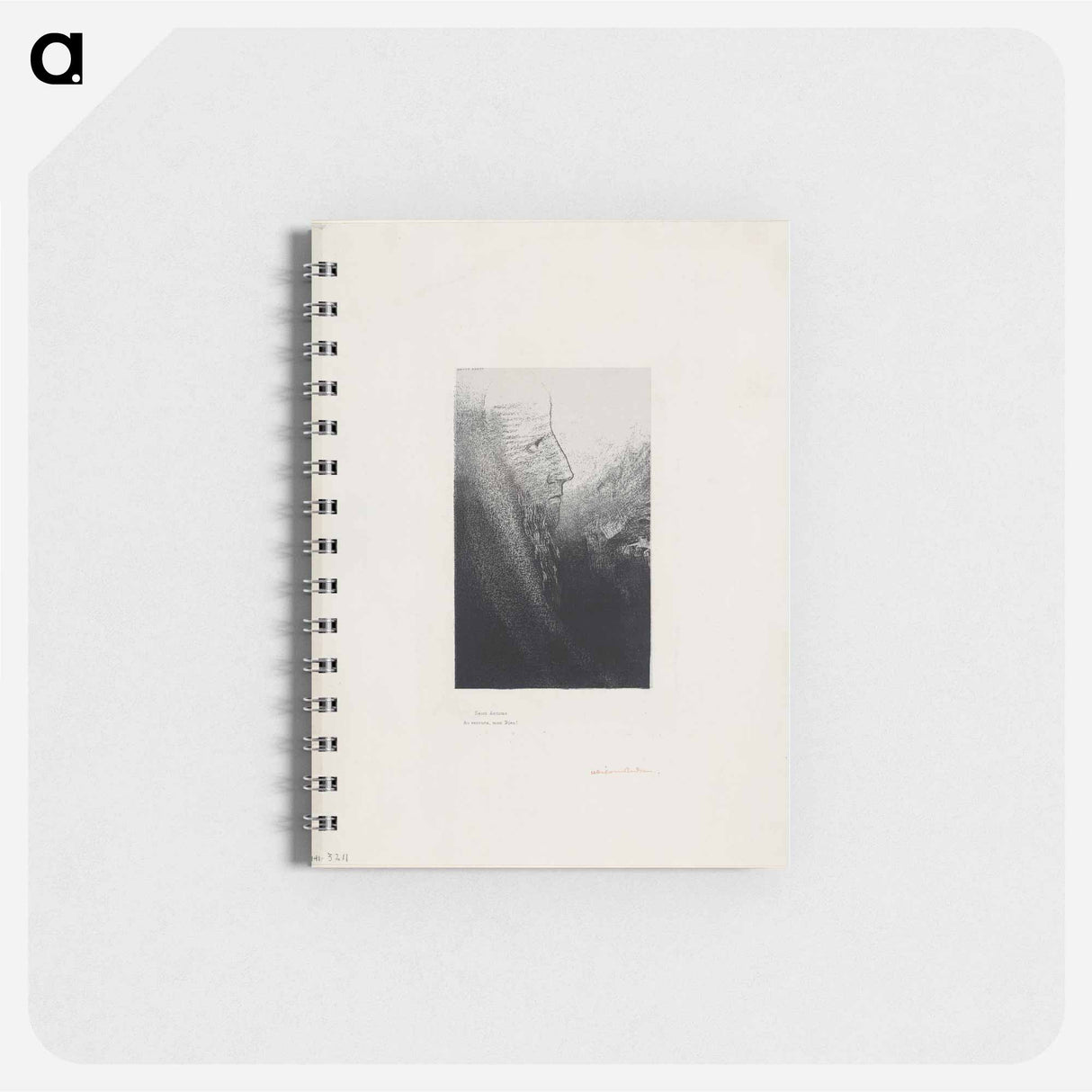 Saint Anthony: "Help Me, O My God!" - オディロン ルドン Memo.