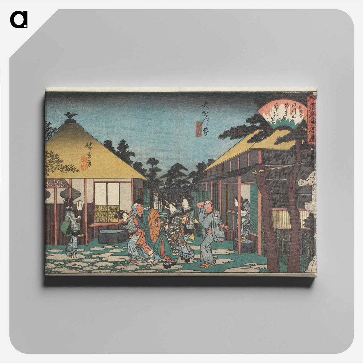 アートパネル-Tagawaya in Front of Daionji Temple
- 歌川 広重 Canvas.