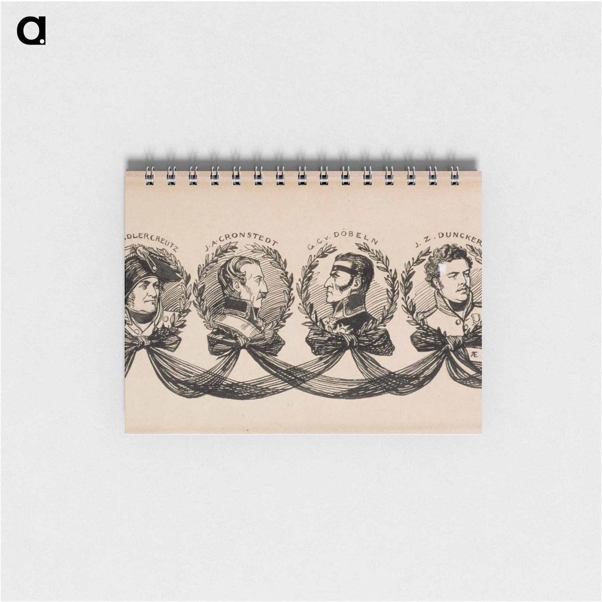 Vänrikin markkinamuisto -runon sivuvinjetti - アルバート エーデルフェルト Memo.