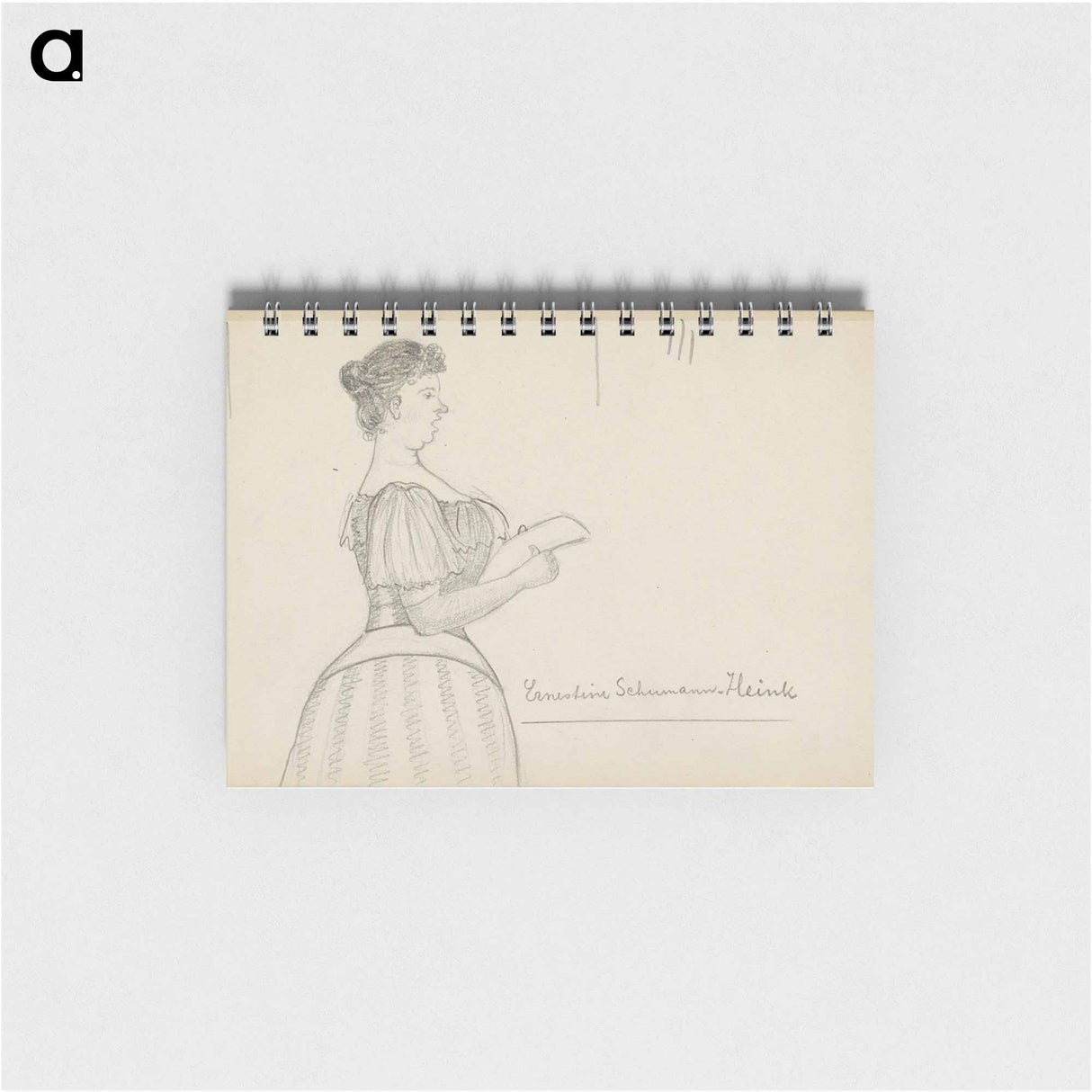 Operazangeres Ernestine Schumann-Heink by Julie de Graag - ユリー デ フラーハ Memo.