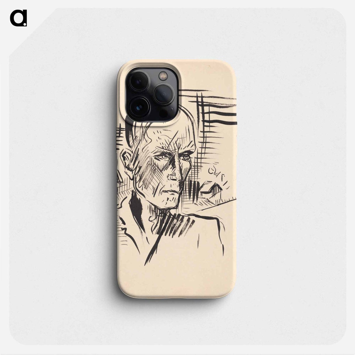 Male portrait i. - アーノルド ピーター ワイズ クビンチャン Phone Case.