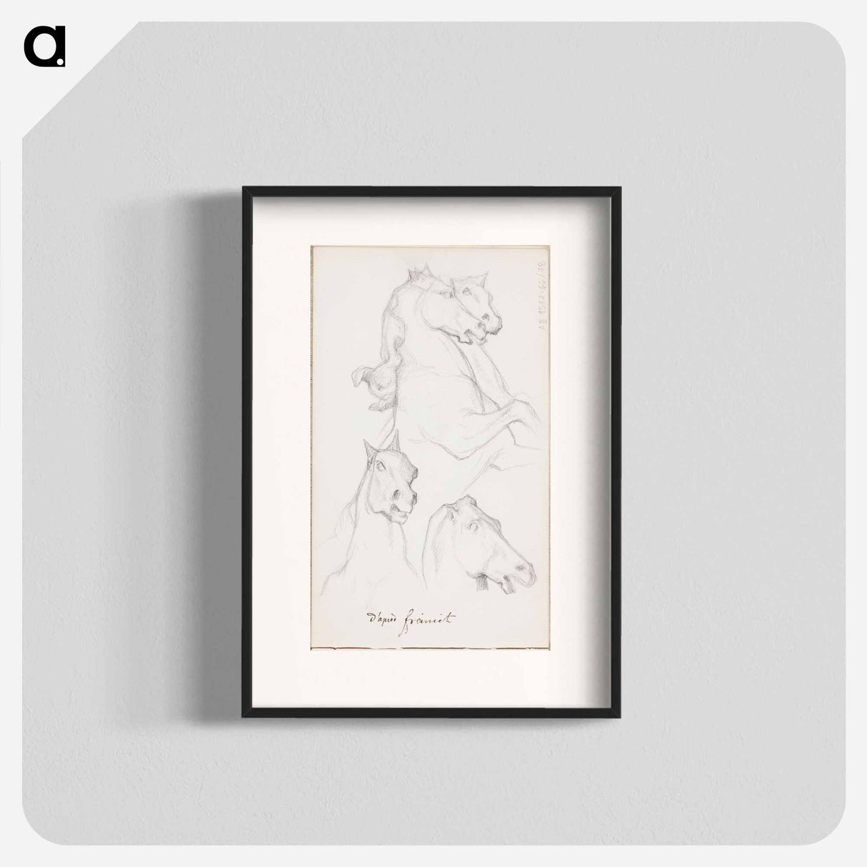 (unknown) part of a sketchbook - アルバート エーデルフェルト Poster.