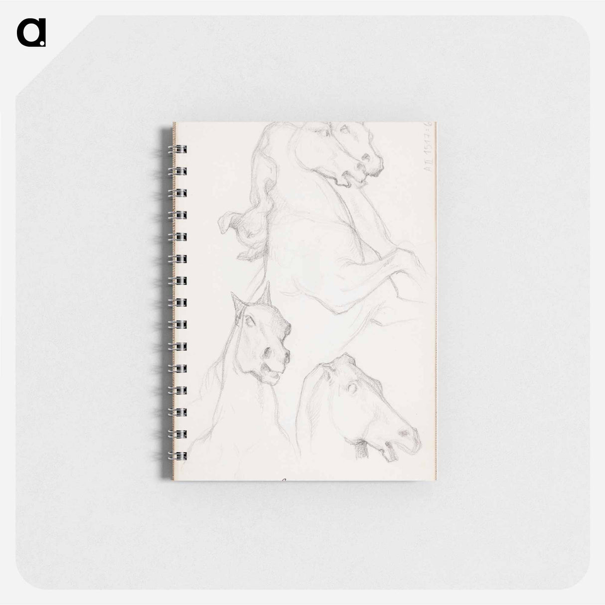 (unknown) part of a sketchbook - アルバート エーデルフェルト Memo.