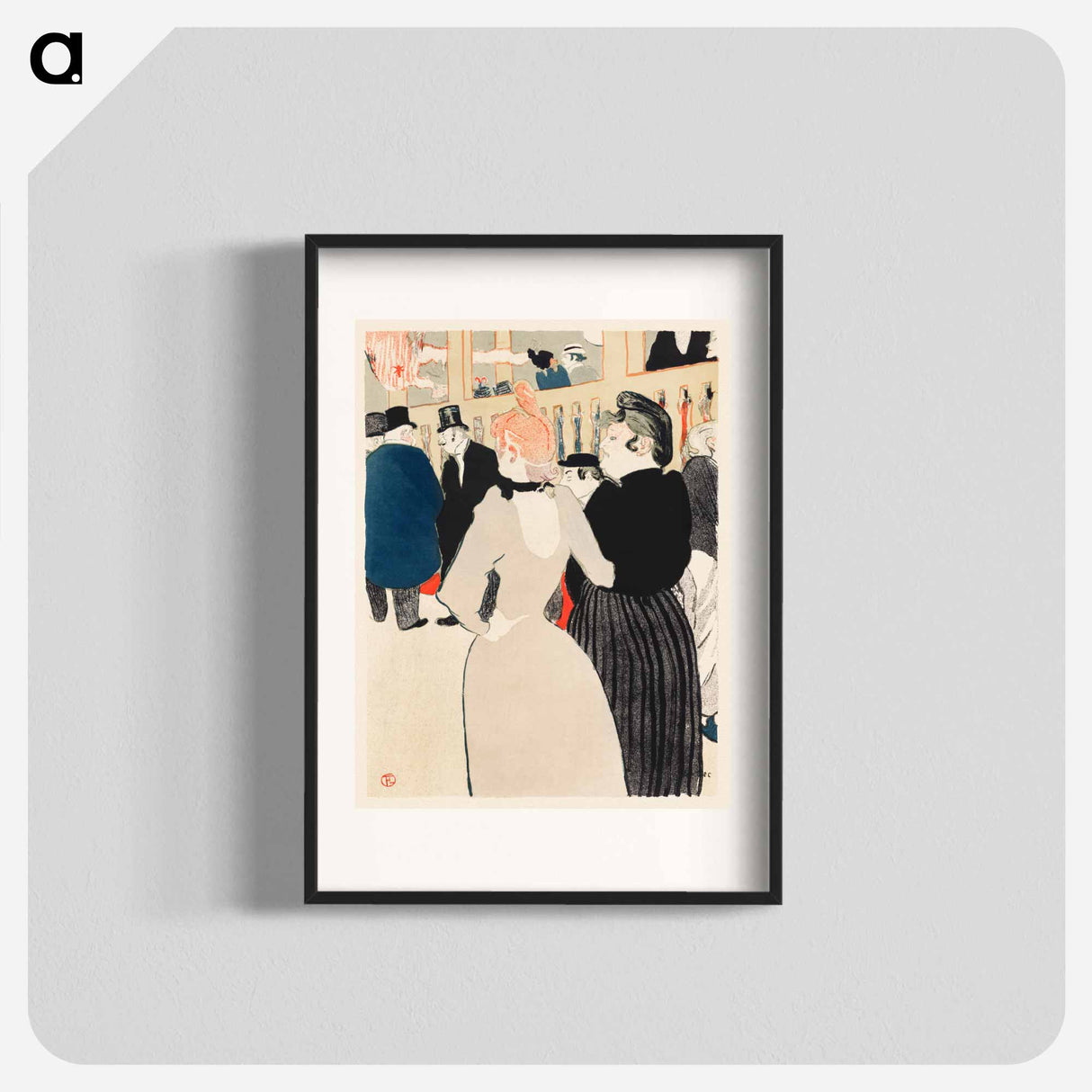 アートポスター-At the Moulin Rouge: La Goulue and Her Sister
- クリーブランド美術館 Poster.