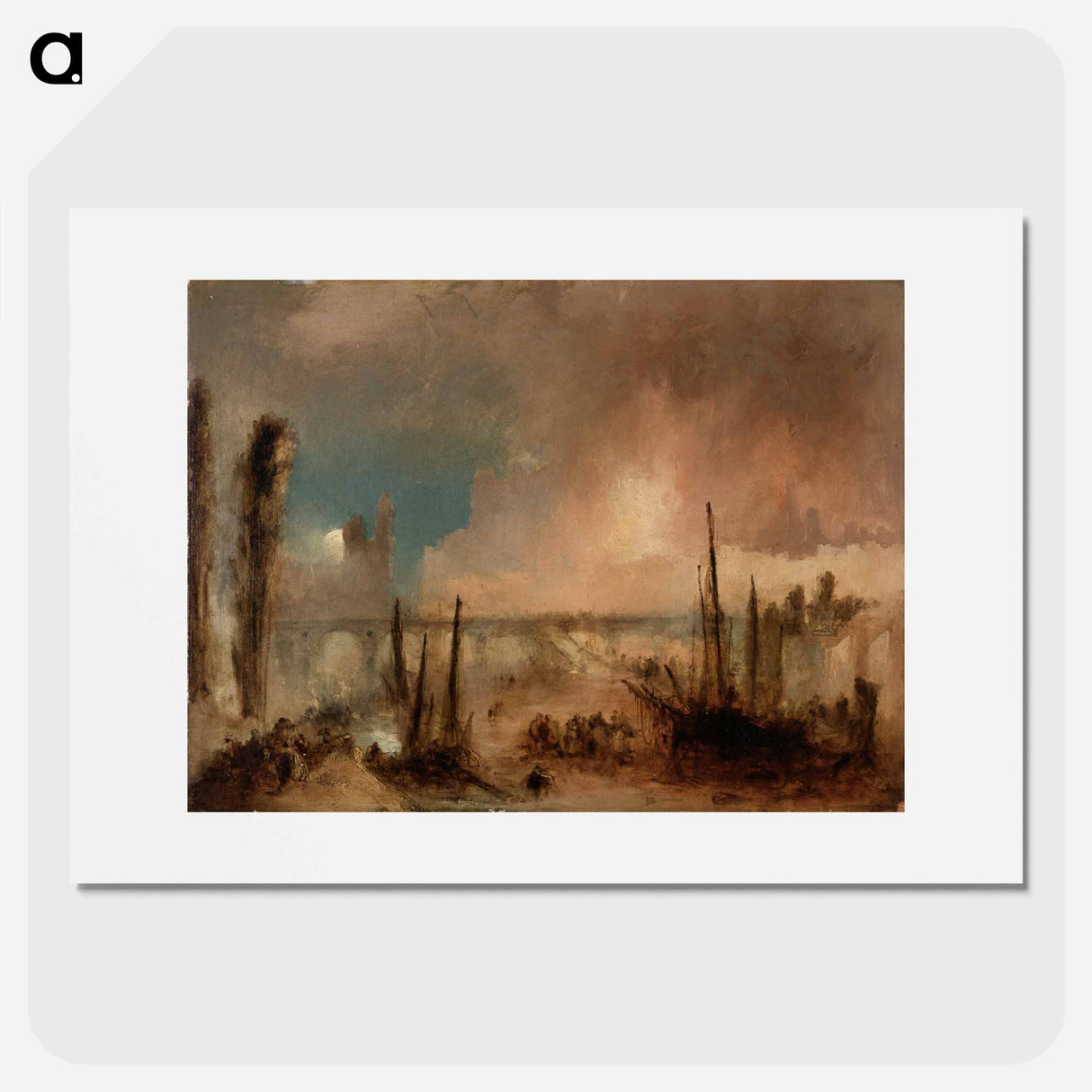 アートポスター-Burning of the Houses of Parliament
- セントルイス美術館 Poster.