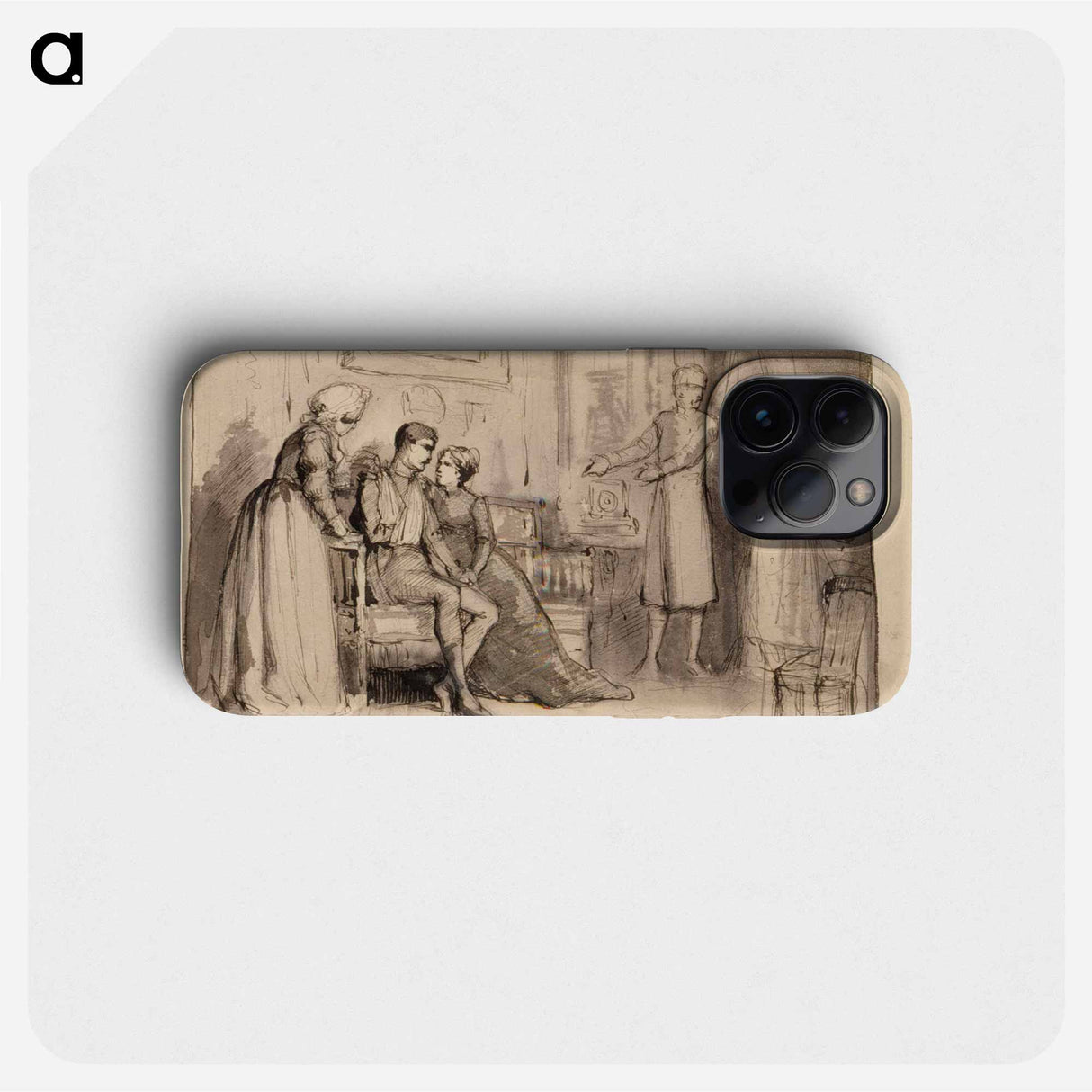 Captain's return, composition study - アルバート エーデルフェルト Phone Case.