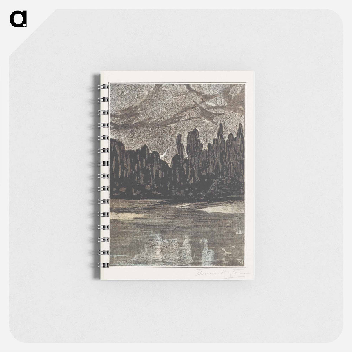 Nachtelijk landschap met trekvogels - テオ ヴァン ホイテマ Memo.