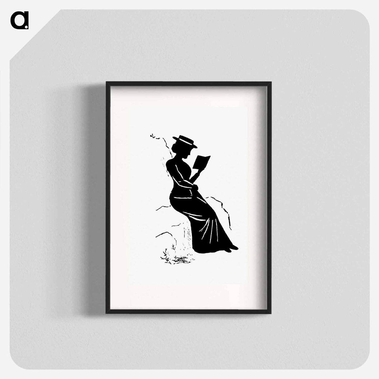 アートポスター-Silhouette of a Lady Reading
- 大英図書館 Poster.