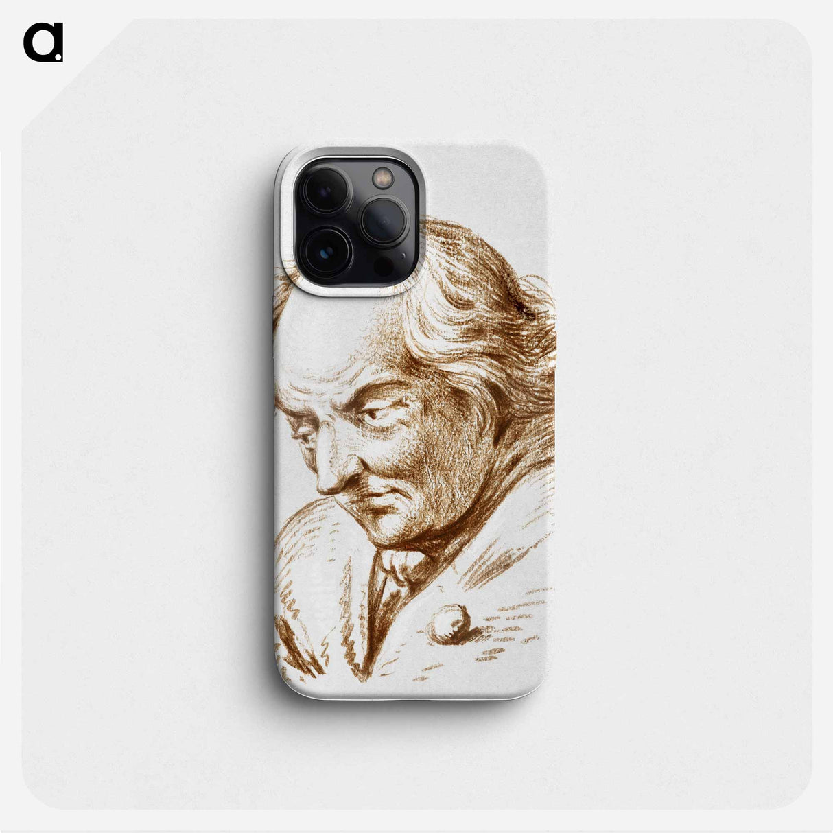 Portrait of a man - Jean Bernard Phone Case.