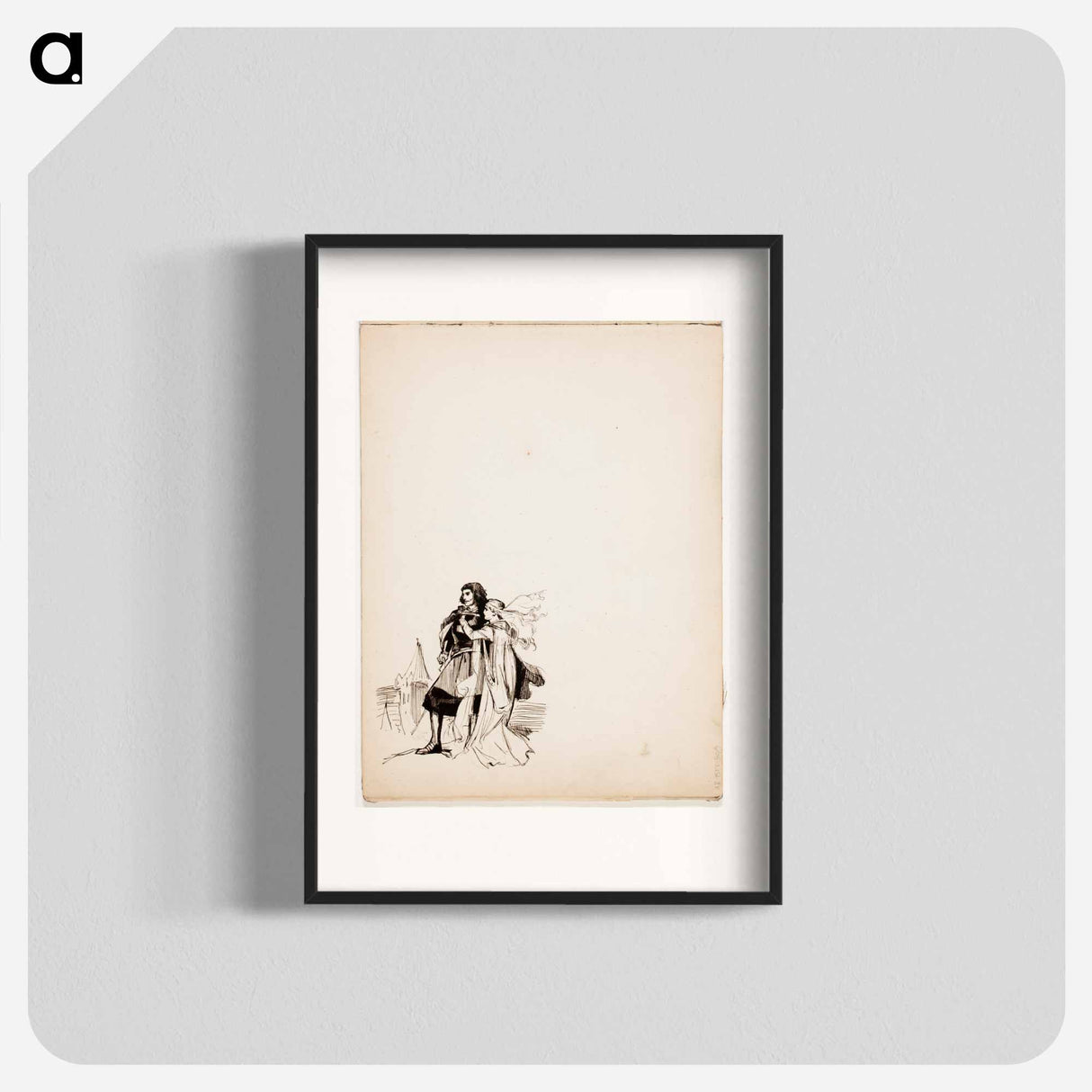 (unknown) part of a sketchbook - アルバート エーデルフェルト Poster.