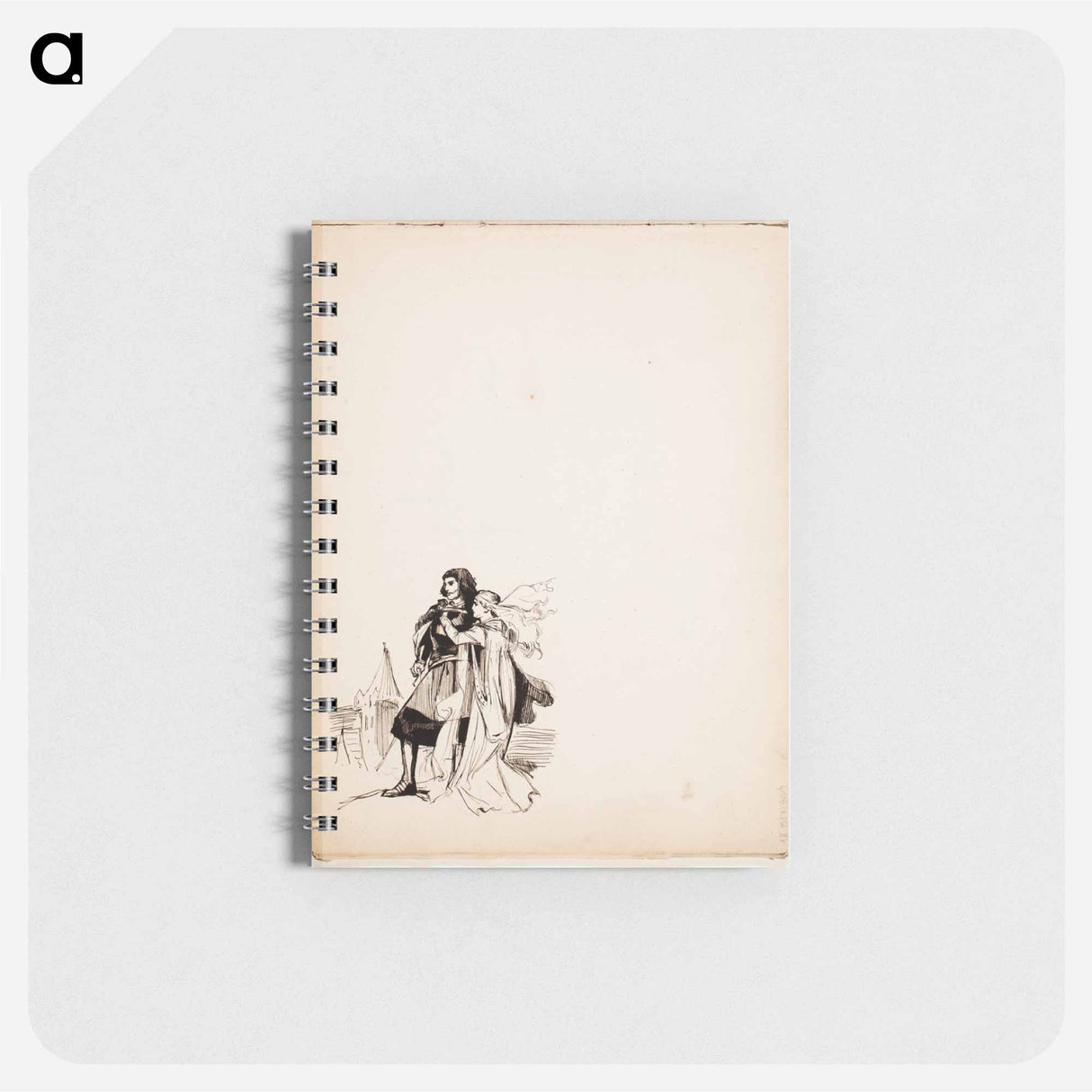 (unknown) part of a sketchbook - アルバート エーデルフェルト Memo.