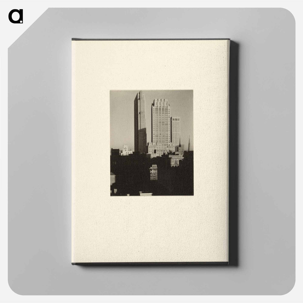 New York from the Shelton - アルフレッド スティーグリッツ Canvas.