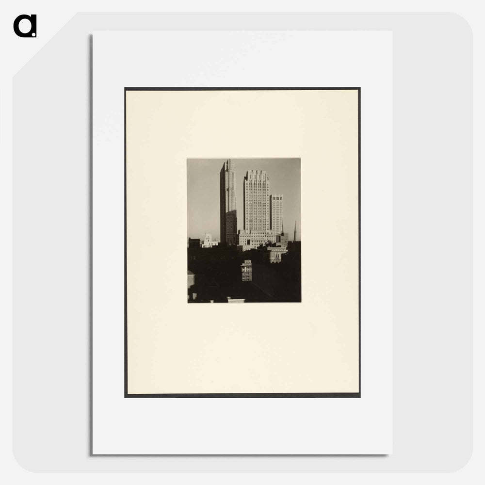 New York from the Shelton - アルフレッド スティーグリッツ Poster.