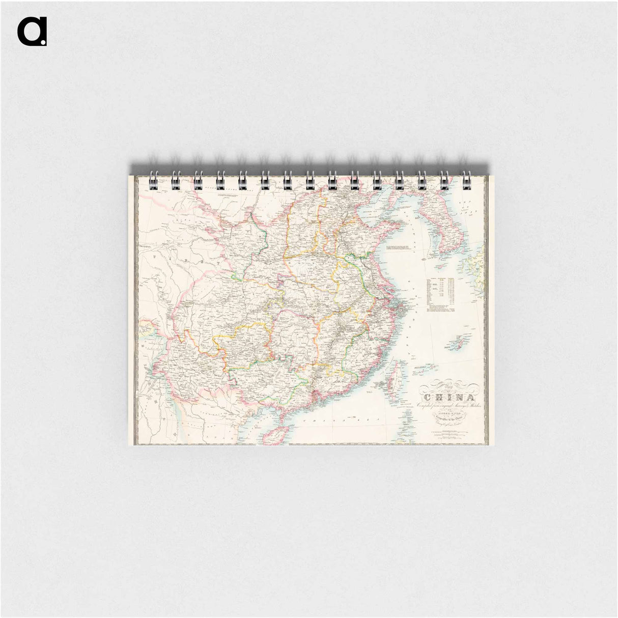 Map of China - アンティーク地図 Memo.