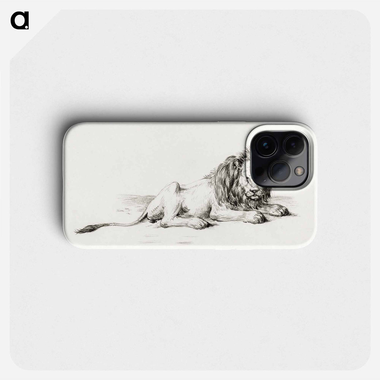 Lying lion - ジャン ベルナール Phone Case.