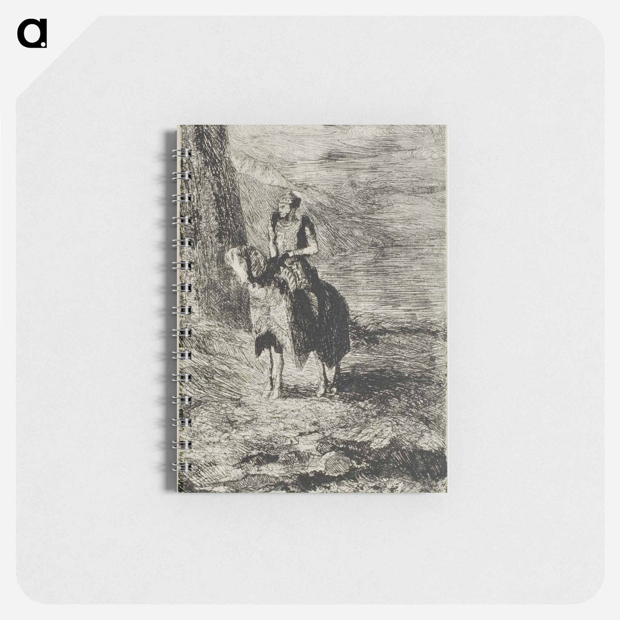 Horseman Waiting - オディロン ルドン Memo.