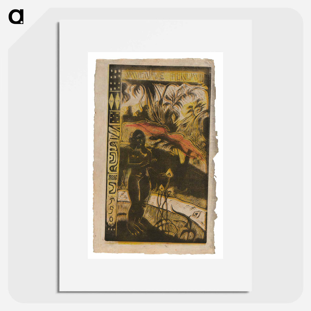 Nave nave fenua (Delightful Land) - Paul Gauguin Poster.