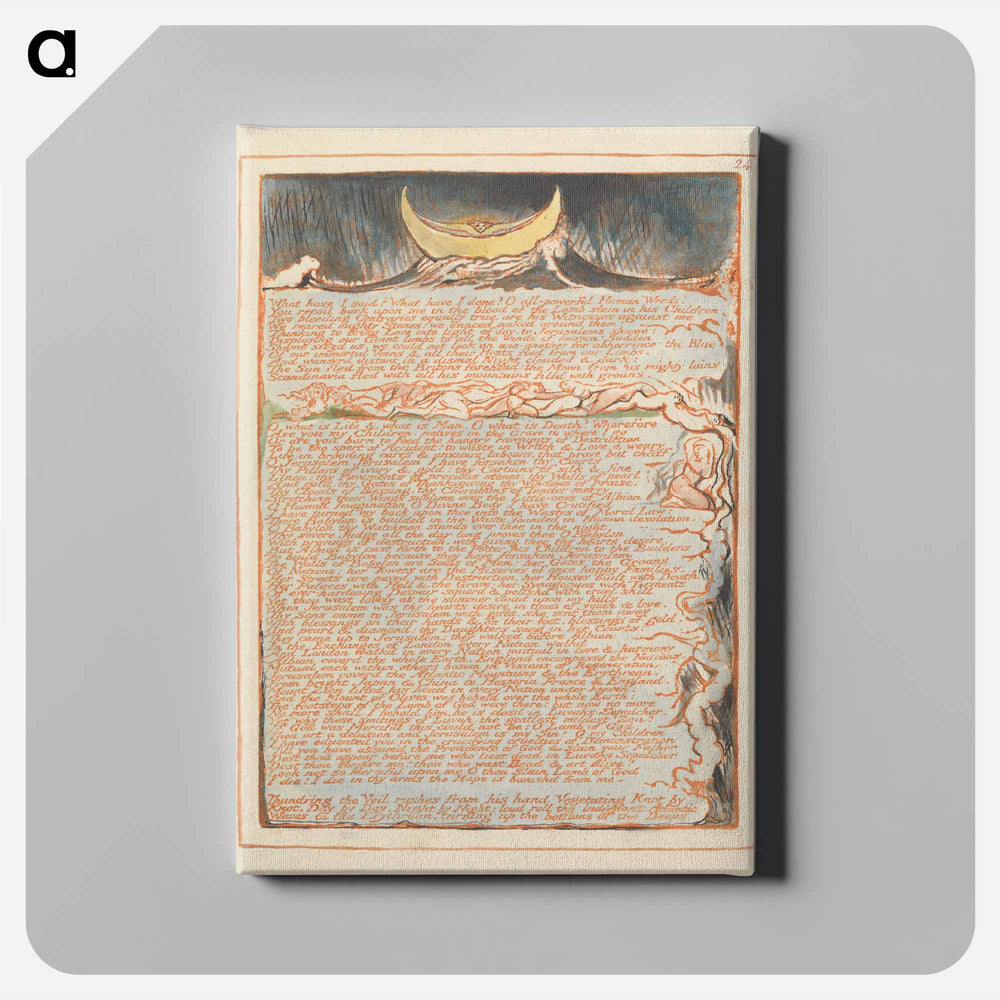 What have I said?.... - William Blake Canvas.