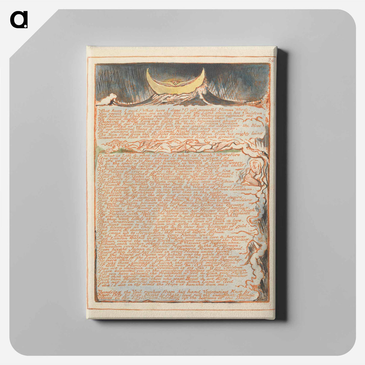 What have I said?.... - William Blake Canvas.