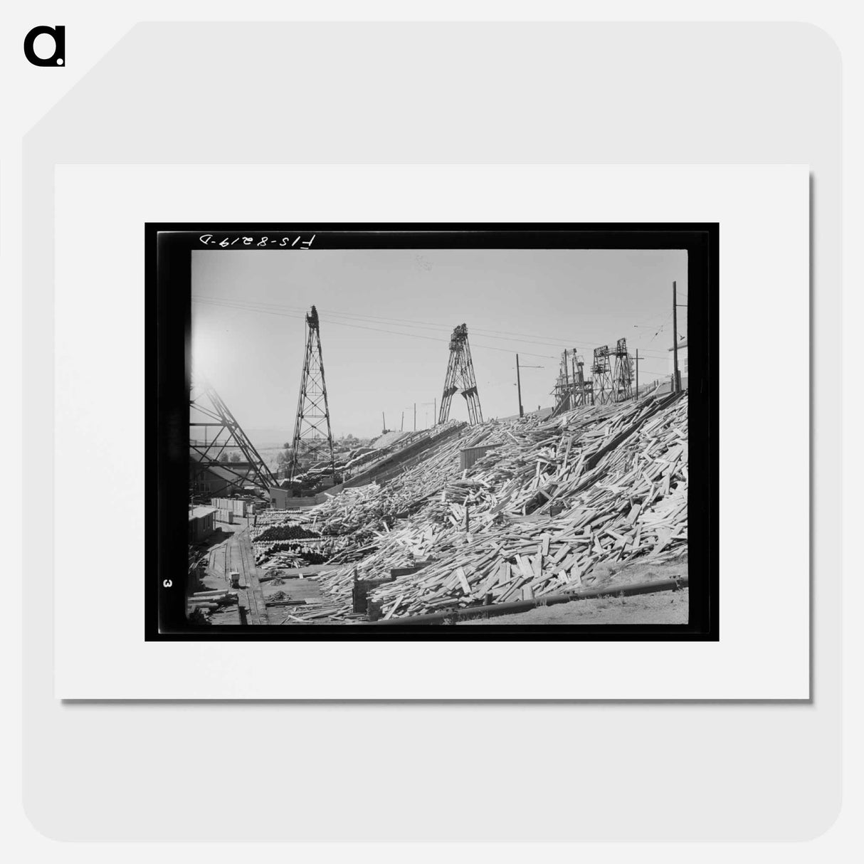 アートポスター-Anaconda Copper Mining Company Timber Yard
- ラッセル リー Poster.