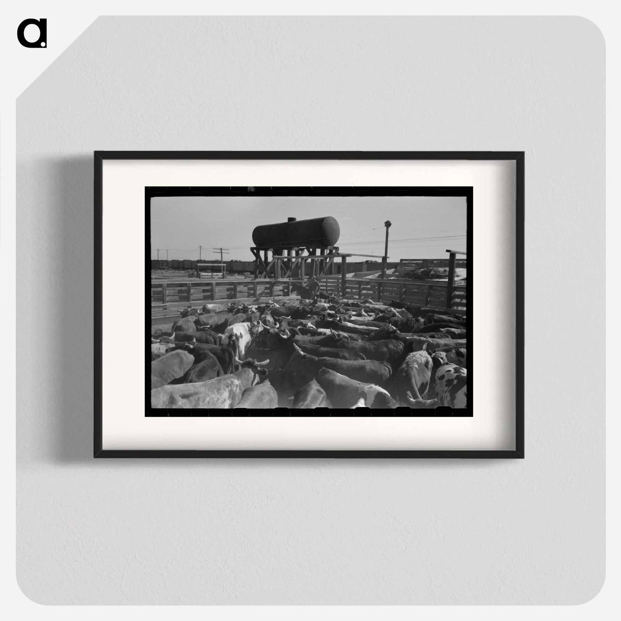 アートポスター-Cattle Corral, Brawley
- ラッセル リー Poster.