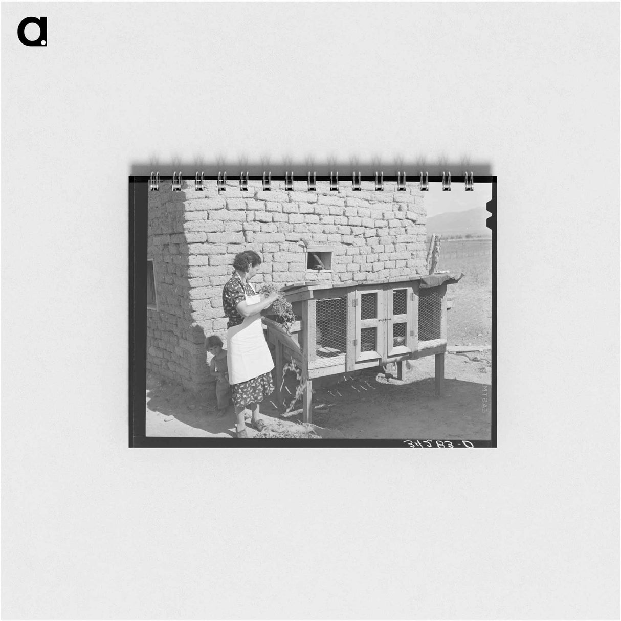 アートメモ帳-FSA Client Feeding Rabbits
- ラッセル リー Memo.