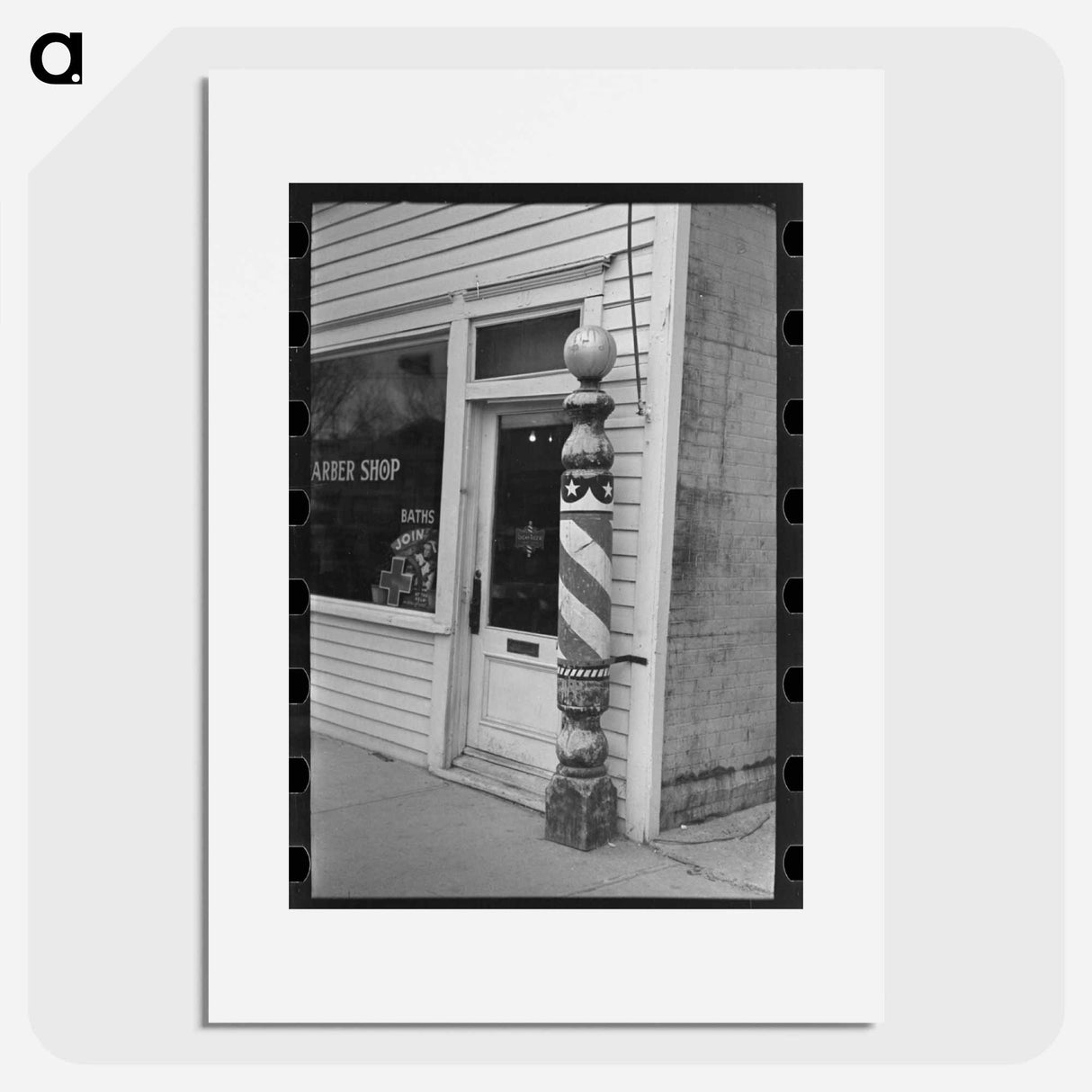 アートポスター-Barber Pole, Belle Fourche
- ラッセル リー Poster.