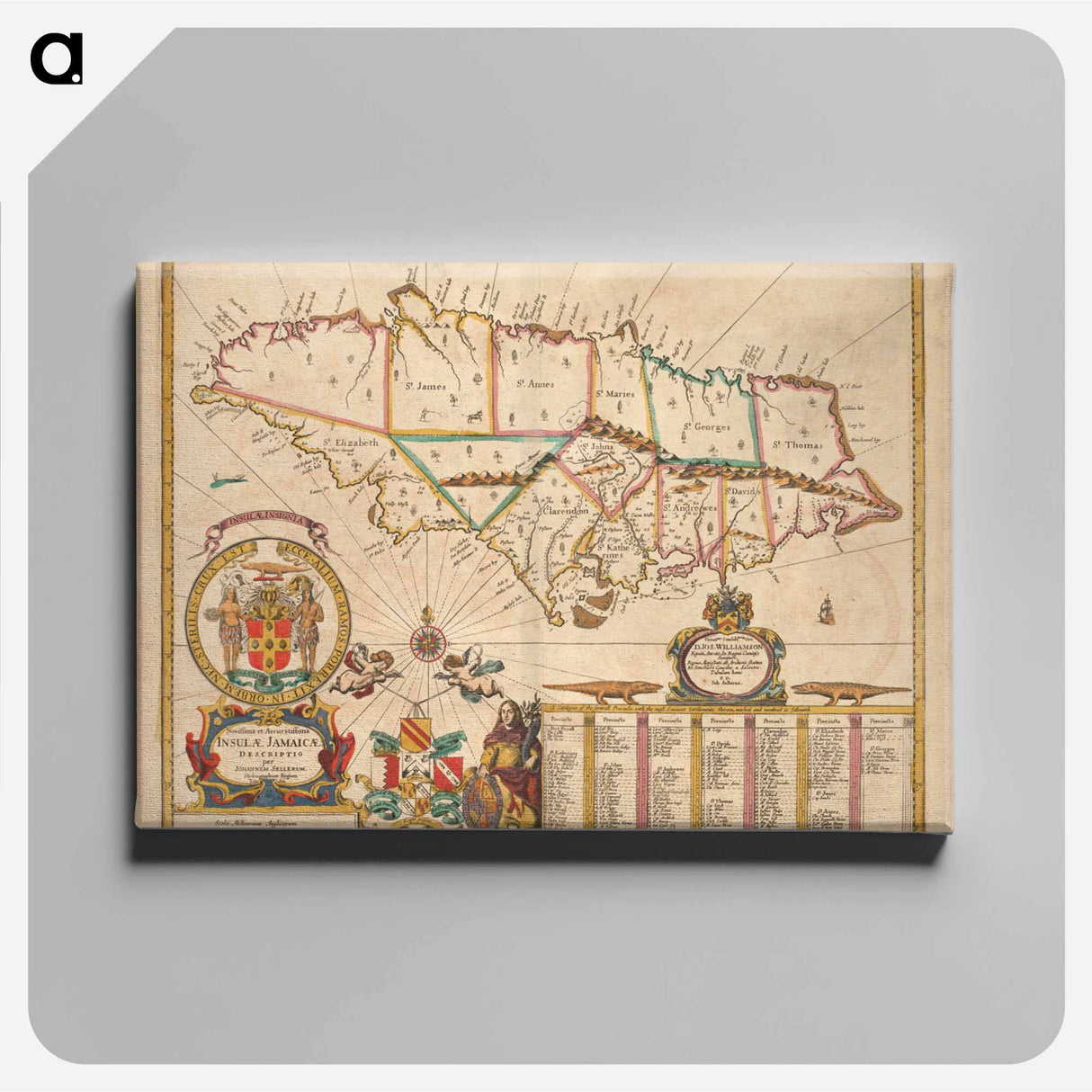 アートパネル-Insulae Jamaicae
- ボストン公共図書館 Canvas.