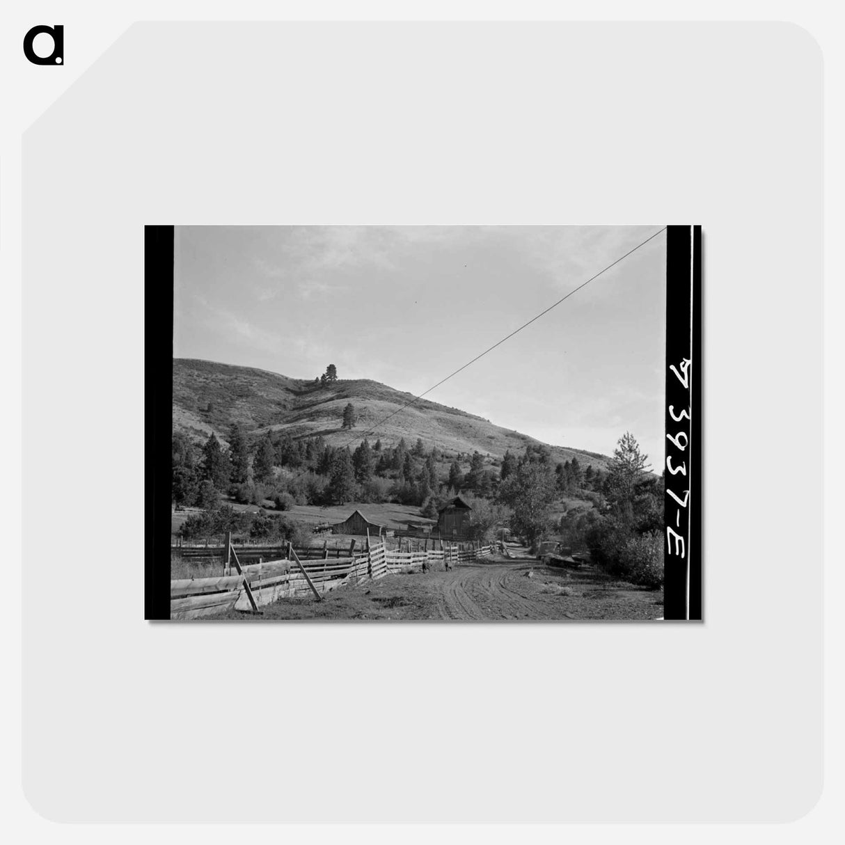 アートポストカード-Ola Farm Road
- ラッセル リー Postcard.
