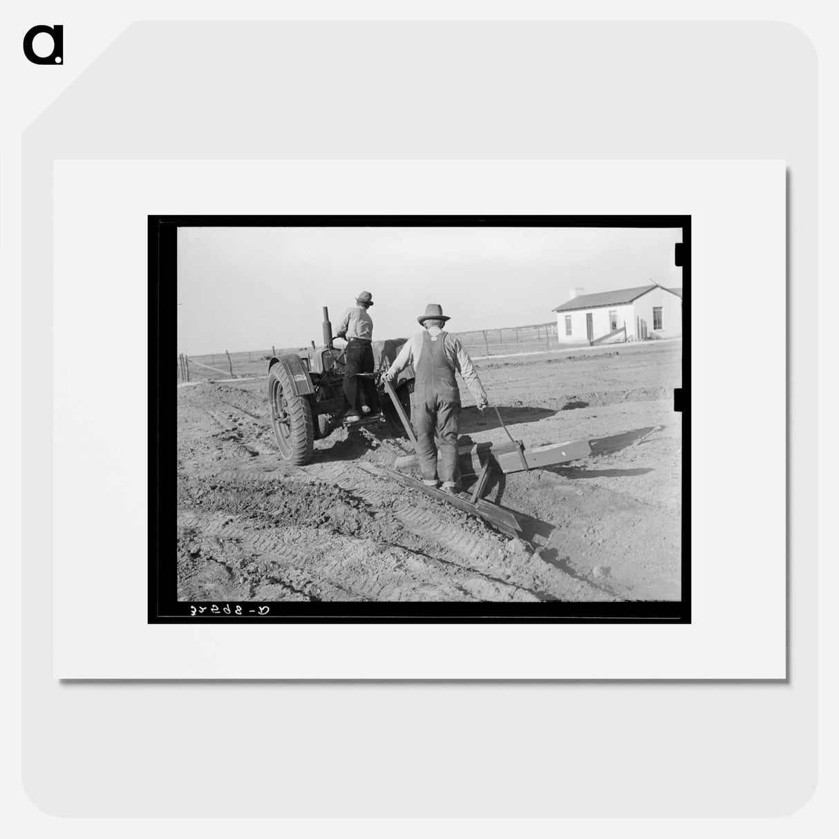 アートポスター-Building Lateral Irrigation Ditch
- ラッセル リー Poster.
