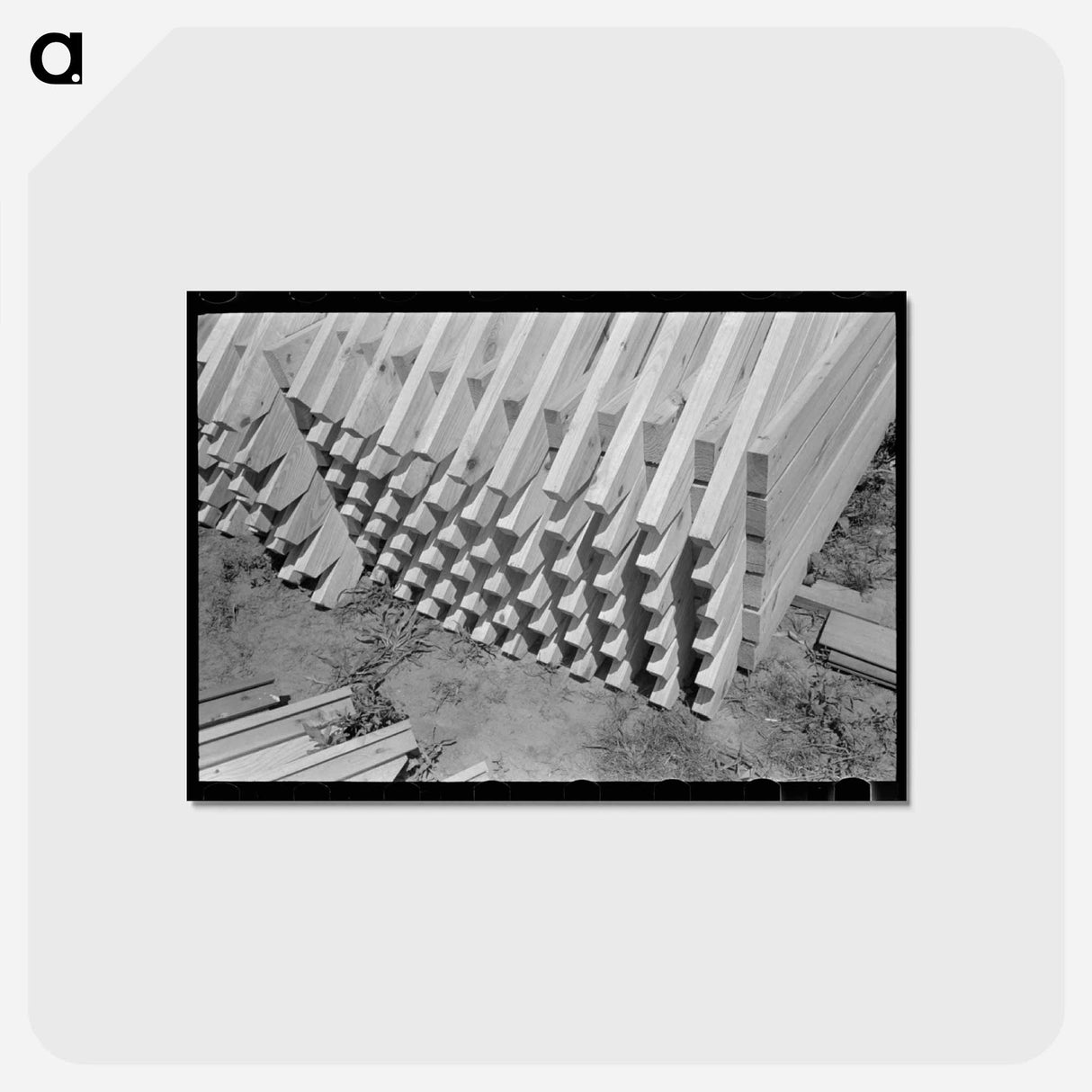 アートポストカード-Food Storage Trusses
- ラッセル リー Postcard.