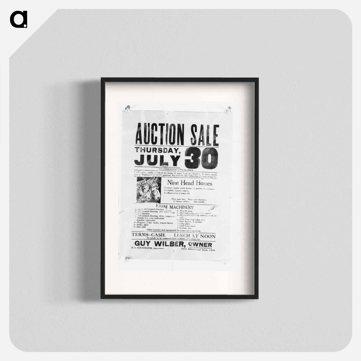 アートポスター-Charlson, South Dakota
- ラッセル リー Poster.