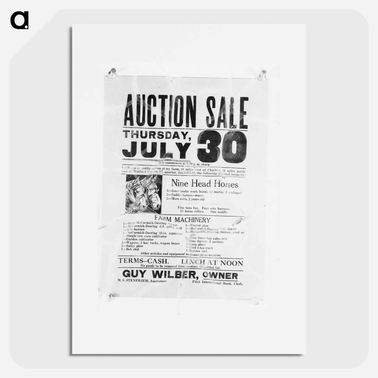 アートポスター-Charlson, South Dakota
- ラッセル リー Poster.
