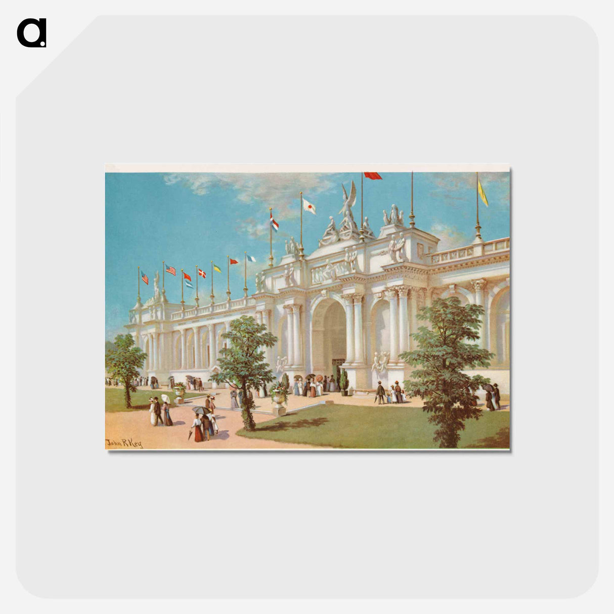 アートポストカード-Chicago Exposition
- ボストン公共図書館 Postcard.