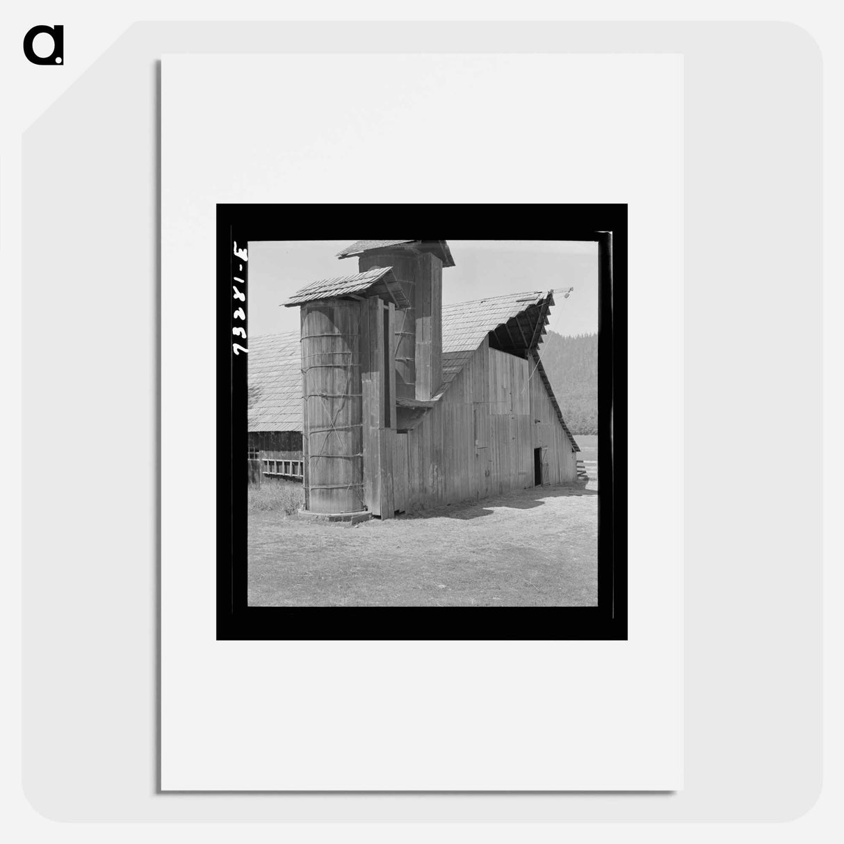 アートポスター-Barn and Silo, Jackson County
- ラッセル リー Poster.