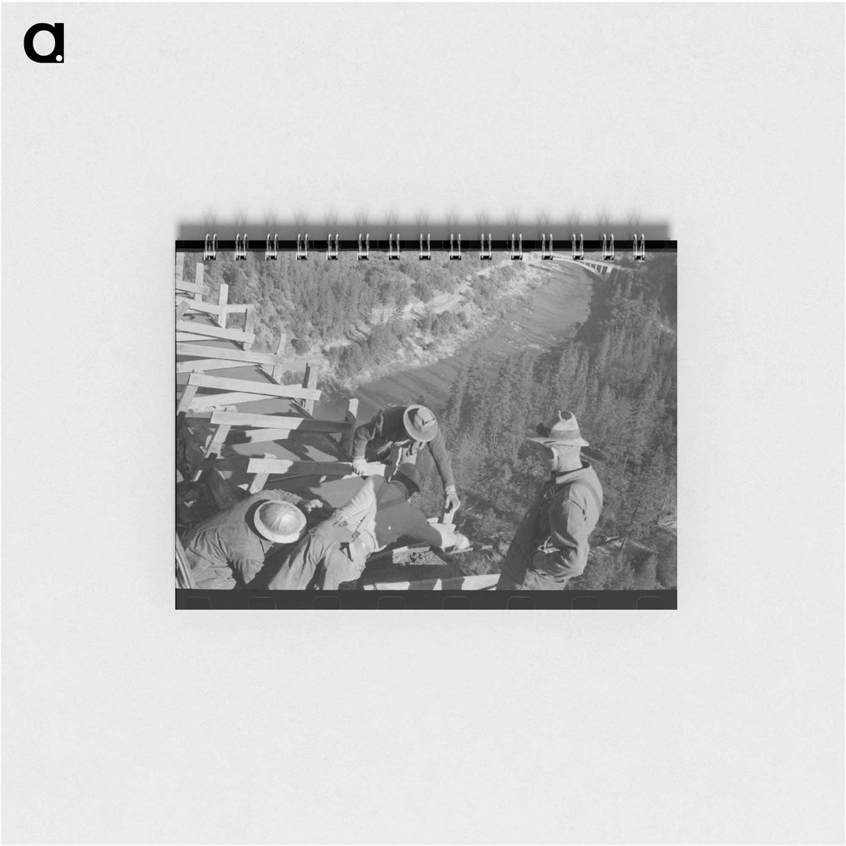 アートメモ帳-Pit River Bridge Construction
- ラッセル リー Memo.
