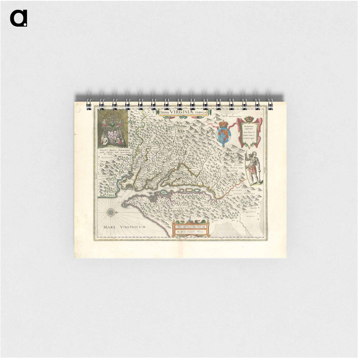 アートメモ帳-Nova Virginiae Tabula
- ボストン公共図書館 Memo.