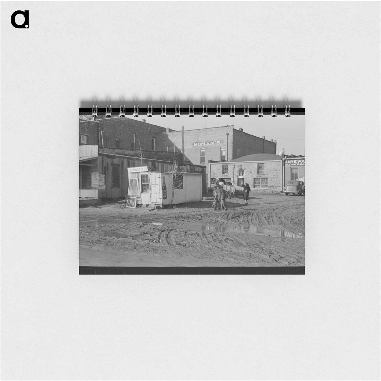 アートメモ帳-Eufaula Main Street
- ラッセル リー Memo.