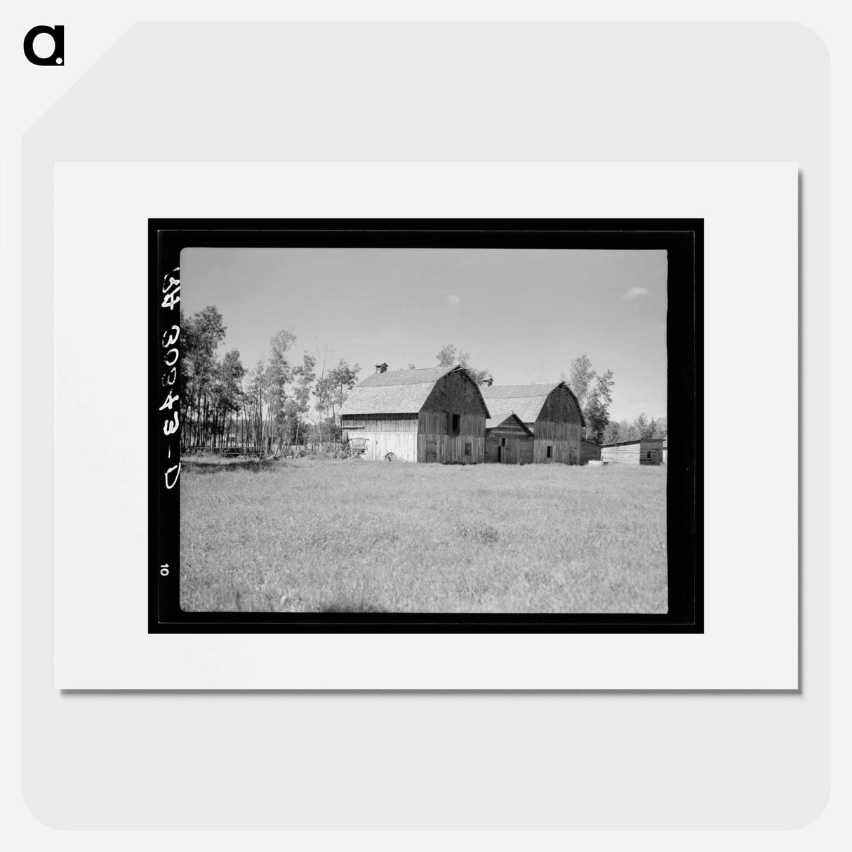 アートポスター-Barns on Farm, Ericsburg
- ラッセル リー Poster.