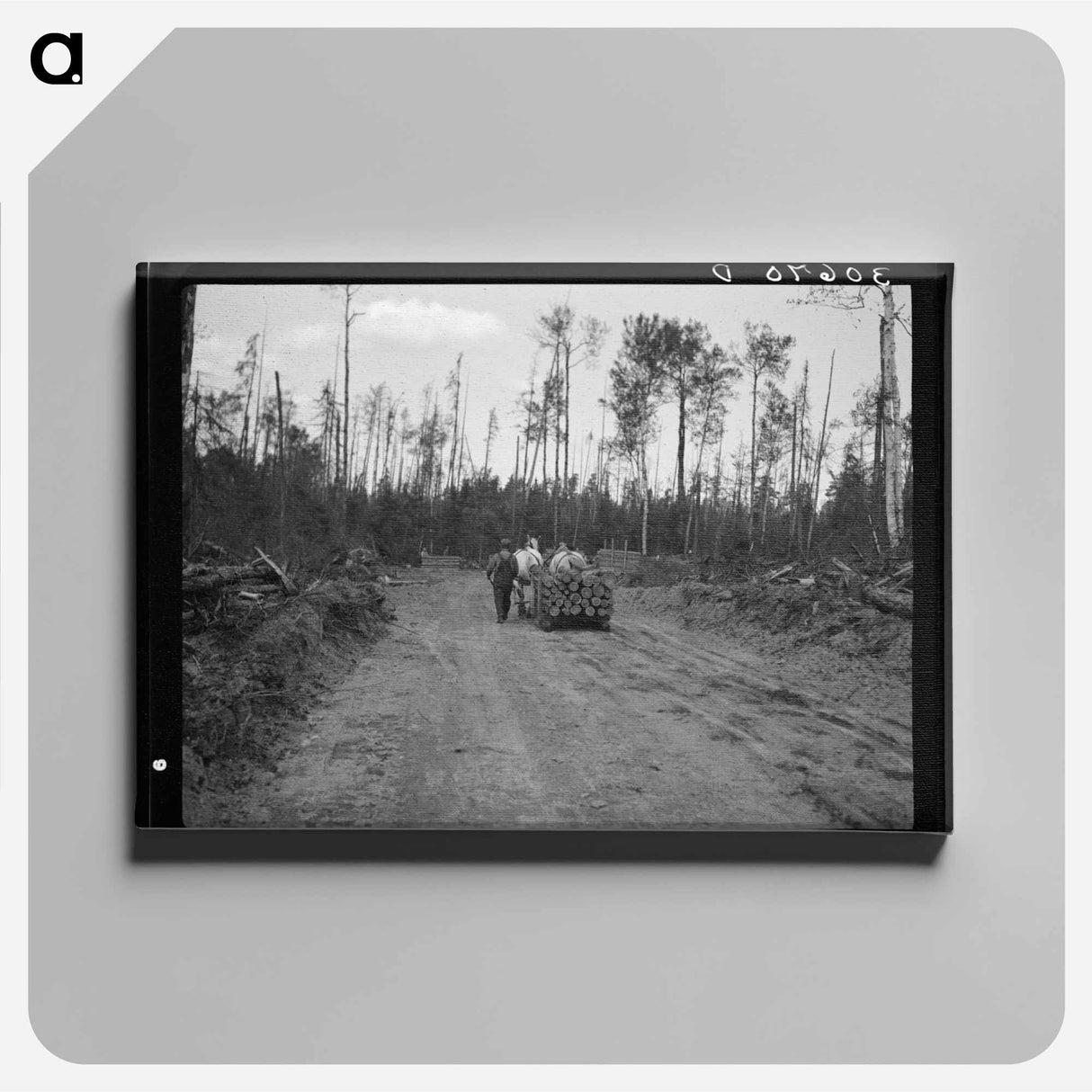 アートパネル-Lumber Camp Pulpwood
- ラッセル リー Canvas.